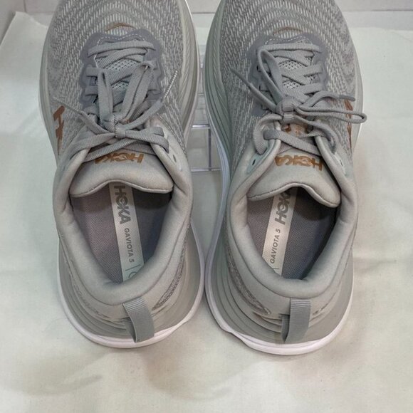 HOKA Gaviota 5 Women’s Running Shoes Gray / Rose Gold Size 9.5B - Picture 8 of 13